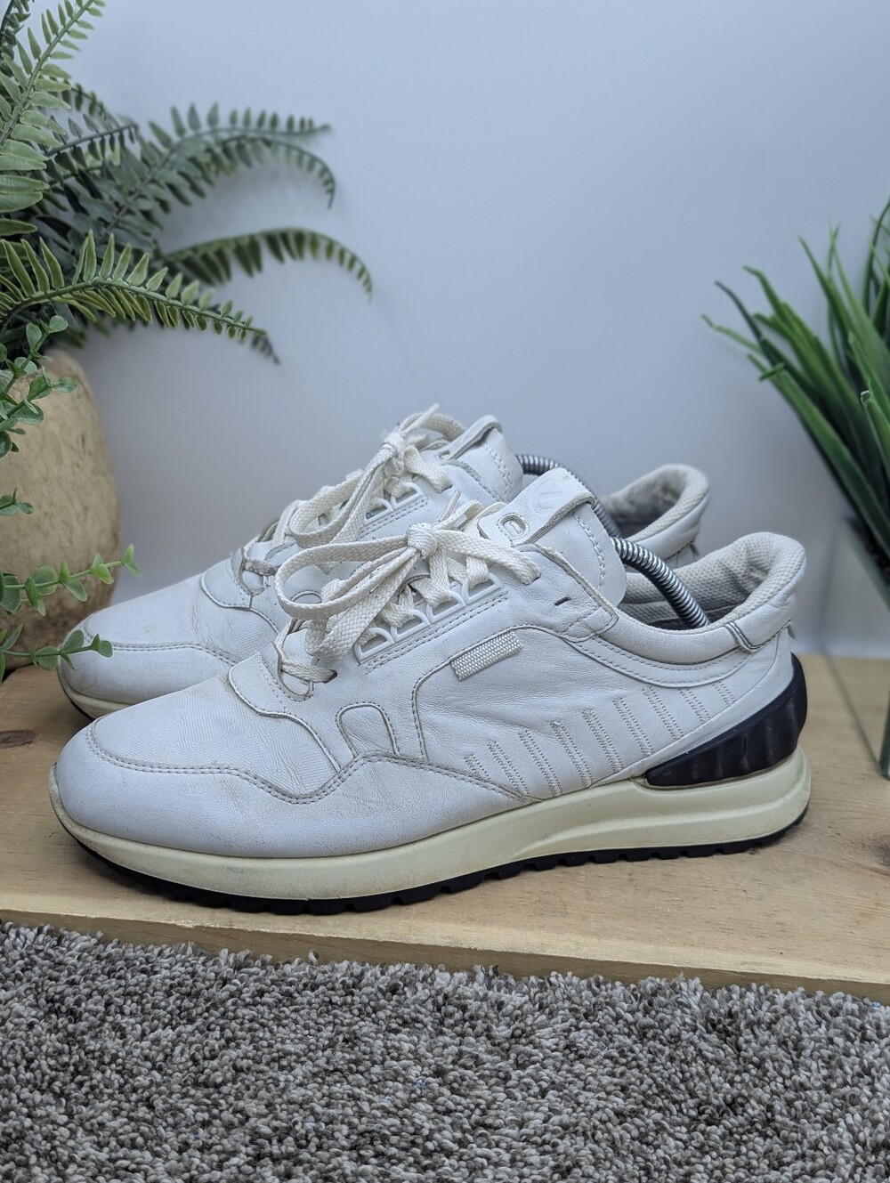 ECCO Men's Size 8/8.5 Astir Lite Leather Shoes Casual Comfort Walking Work